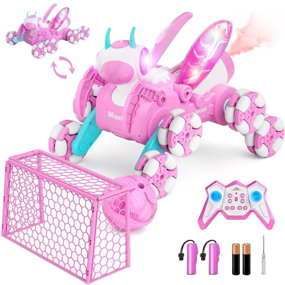 Remote control stunt Mantis 8WD 360° Drift Car Pink Lights Spray NEW